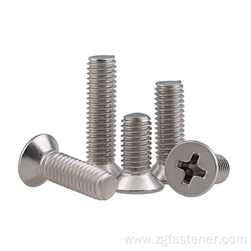 DIN965 Cross Recessed Countersunk Head Screws DIN965